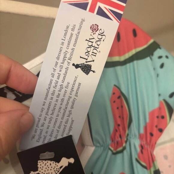 🍉 Lady Vintage Watermelon Dress – Size 18 – NWT! 🍉 - Picture 6 of 6